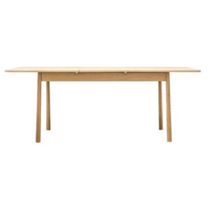 Burbank Extending Oak Wood Dining Table In Oak