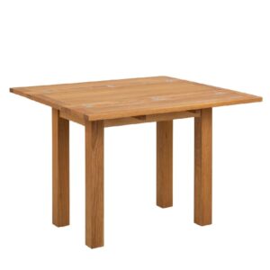 Kanata Wooden Extending Dining Table In Oak