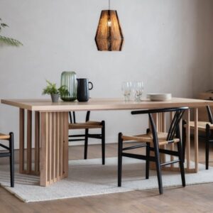 Okonma Wooden Dining Table Rectangular In Oak